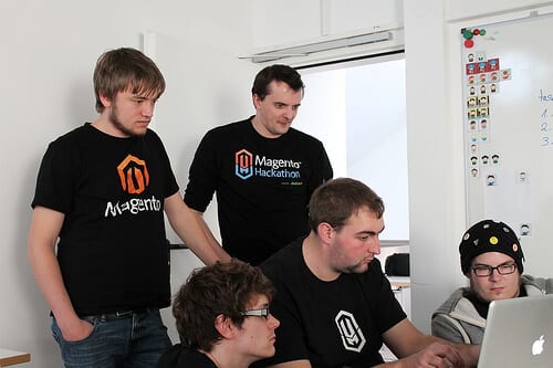 Magento developers at work