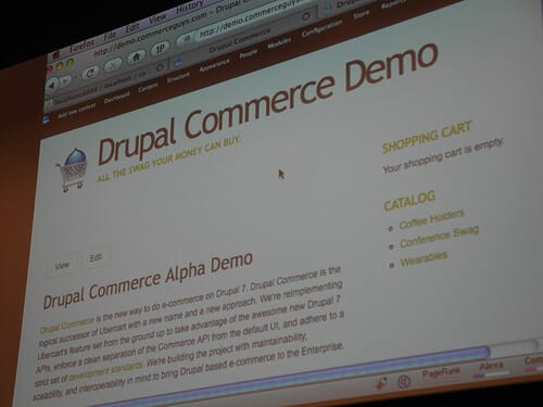 Drupal eCommerce demonstration